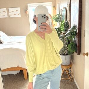 Anthropologie Eri + Ali V-Neck Sweater